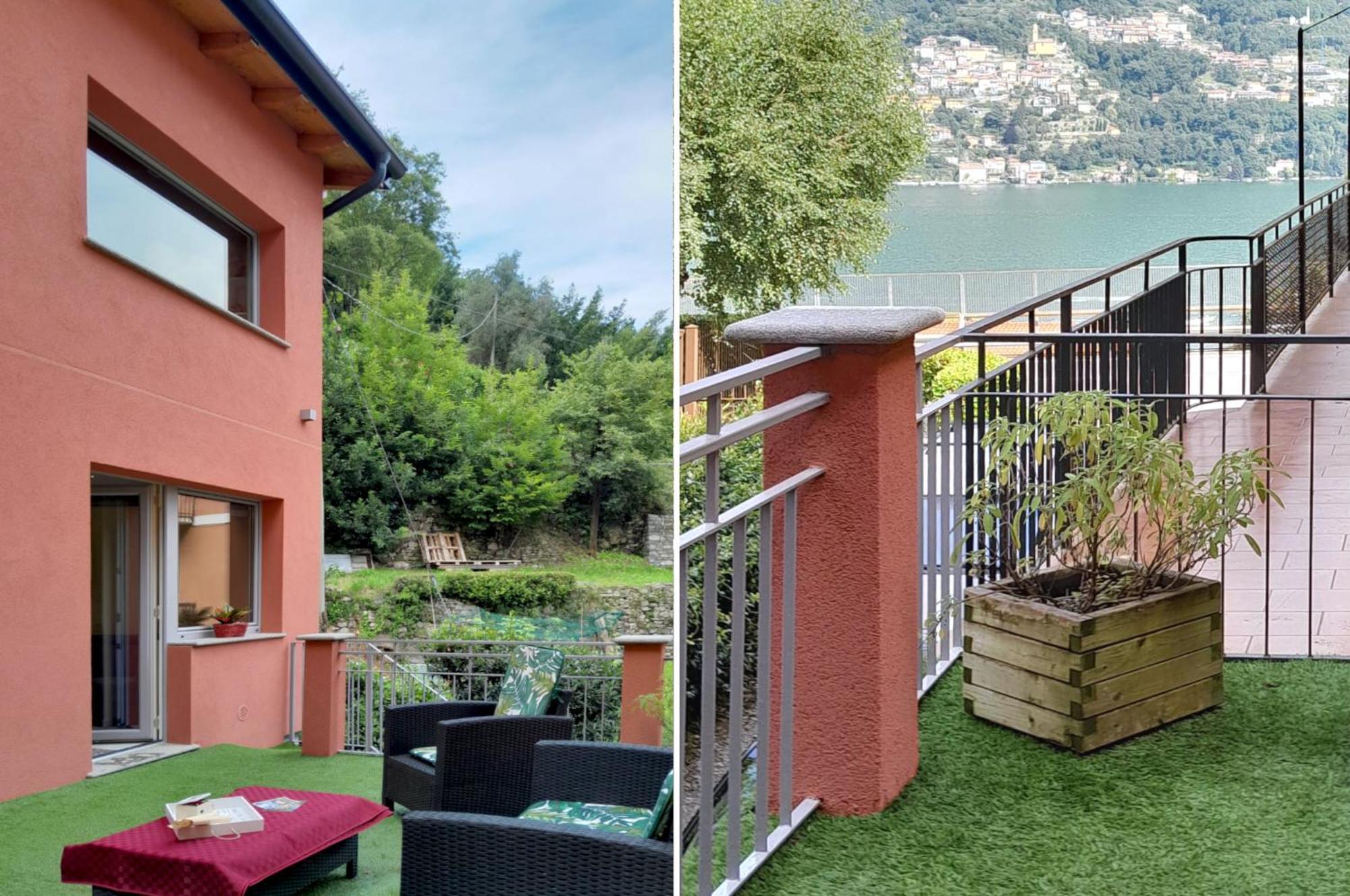 Appartamento La Casina Laglio Esterno foto